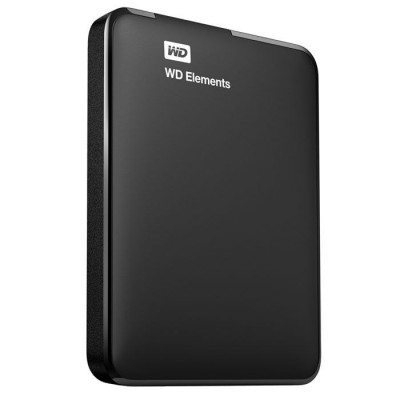 Внешний жесткий диск 1TB WD Elements Portable (WDBUZG0010BBK-WESN)