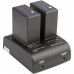 Зарядное устройство SWIT S-3602B для аккумуляторов Panasonic VW-VBG6 / SWIT S-8D62