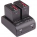 Зарядное устройство SWIT S-3602D для аккумуляторов Panasonic VW-VBD58/CGA D54S/D28S и SWIT S-8D58/S-8D62