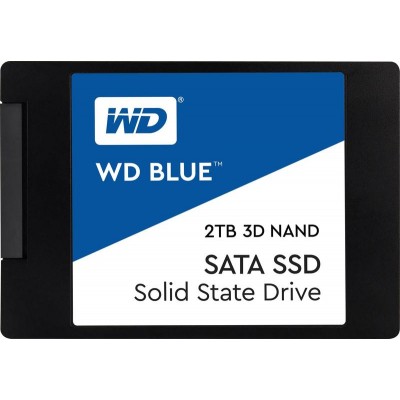 Твердотельный диск 2TB Western Digital Blue, 2.5, SATA III (WDS200T2B0A)