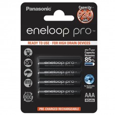 Аккумуляторы Panasonic Eneloop Pro BK-4HCDE/4BE 930 mAh, 4шт, AAA