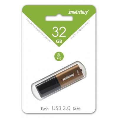 Флеш-накопитель USB 32GB Smartbuy X-cut Brown (SB32GBXC-BR)