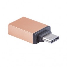 Адаптер Type-C - USB 3.0 для смартфона Blast BMC-602 Gold