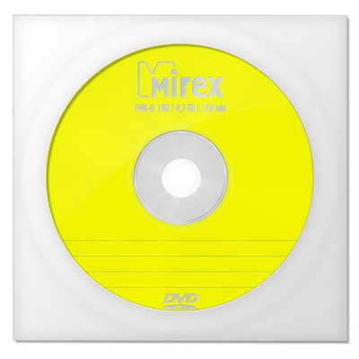 Диск Mirex DVD-R 4.7 GB 16x конверт (UL130003A1C)