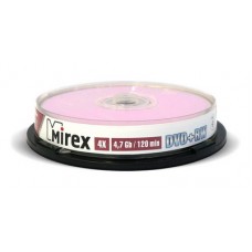 Диск Mirex DVD+RW 4.7GB 4x Box 10 шт (UL130022A4L)