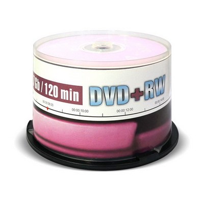 Диск Mirex DVD+RW 4.7GB 4x Box 50 шт (UL130022A4B)