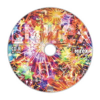 Диск Mirex CD-R Party 700MB 48x 100 шт (UL120235A8T)