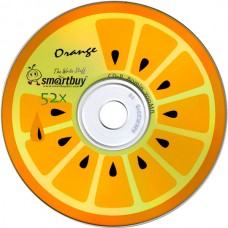 Диск Smartbuy CD-R 700Mb 80min 52x Fresh-Orange CB-10