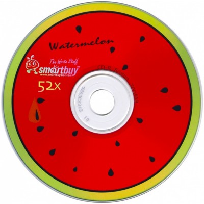 Диск Smartbuy CD-R 700Mb 80min 52x Fresh-Watermelon CB-25
