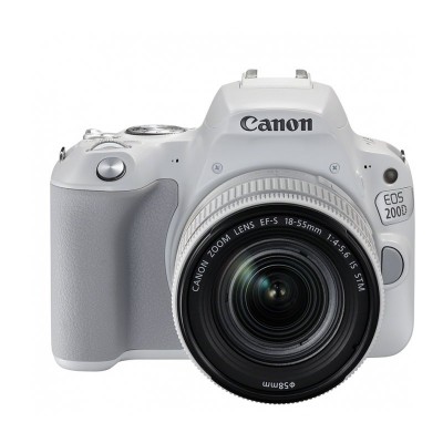 Зеркальный фотоаппарат Canon EOS 200D Kit 18-55 IS STM White