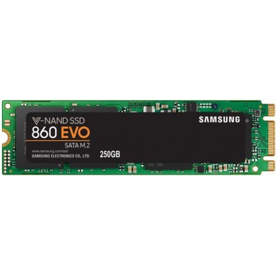 Твердотельный диск 250GB Samsung 860 EVO, M.2, SATA III (MZ-N6E250BW)