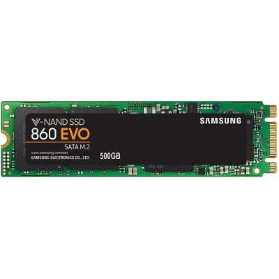 Твердотельный диск 500GB Samsung 860 EVO, M.2, SATA III (MZ-N6E500BW)