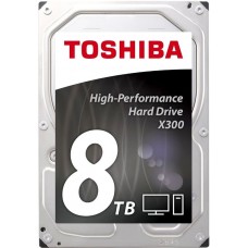 Внутренний жесткий диск HDD Toshiba 8TB X300 High Perfomance (HDWF180UZSVA)