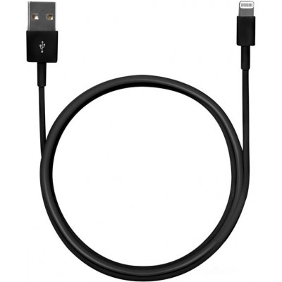Кабель Mirex USB 2.0 Type A - Lightning 8-Pin, черный 3 м (13700-AM8PM30B)