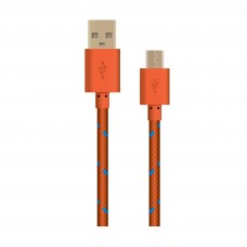 Кабель OXION DCC288 для Samsung USB 2.0 - Micro-USB оранжевый 1м