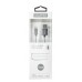 Кабель Qumo MFI USB 2.0 - Apple 8-pin Gray 0.15м (23591)