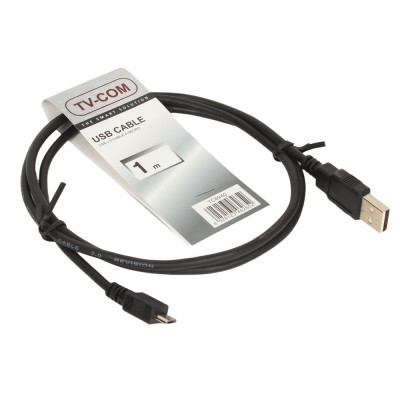 Кабель TV-COM USB 2.0 - MicroUSB 1м
