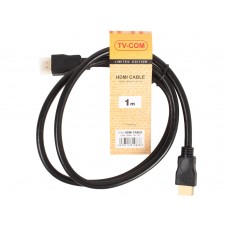 Кабель цифровой TV-COM HDMI19M to HDMI19M, V1.4+3D, 1m (CG150S-1M)