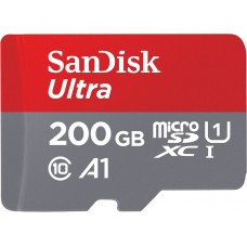 Карта памяти 200GB SanDisk Class 10 Ultra UHS-I + SD-адаптер (SDSQUAR-200G-GN6MA)