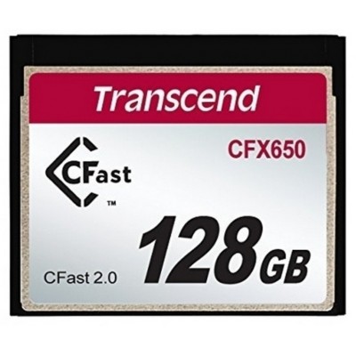 Карта памяти CF 128GB Transcend (TS128GCFX650)