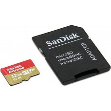 Карта памяти 32GB SanDisk Extreme MicroSDHC Class 10 UHS-I (SDSQXAF-032G-GN6AA)