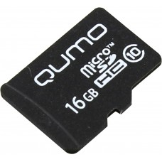 Карта памяти 16GB Qumo MicroSDHC Class 10 (QM16GMICSDHC10NA)
