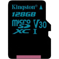 Карта памяти 128GB Kingston Canvas Go MicroSDXC Class 10 UHS-I (SDCG2/128GBSP)