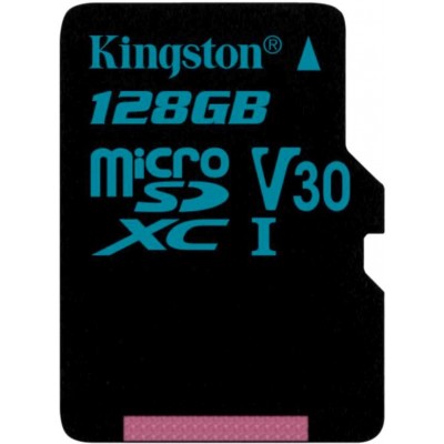 Карта памяти 128GB Kingston Canvas Go MicroSDXC Class 10 UHS-I (SDCG2/128GBSP)