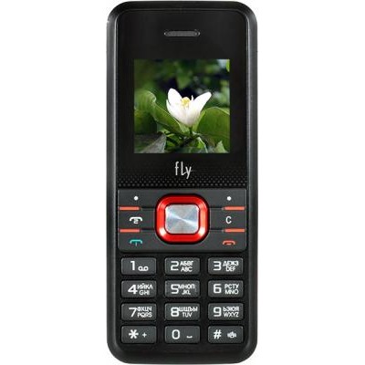 Телефон Fly DS105 Black/Red