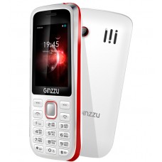 Телефон Ginzzu M201 White/Red