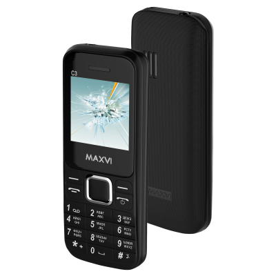 Телефон Maxvi C3 Black
