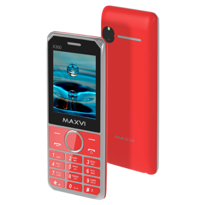 Телефон Maxvi X300 Red