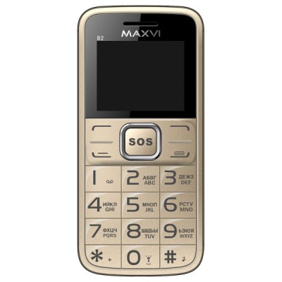 Телефон Maxvi B2 Gold