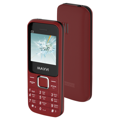 Телефон Maxvi C3 Red