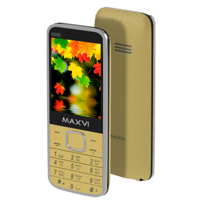 Телефон MAXVI X850 Gold