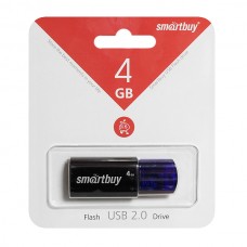 Флеш-накопитель USB 4GB Smartbuy Click синий (SB4GBCL-B)