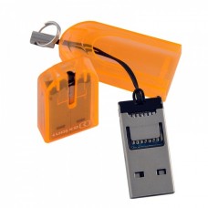 Картридер Oxion OCR012OG USB 2.0 оранжевый