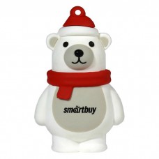 Флеш-накопитель USB 8GB Smartbuy NY Series Белый медведь (SB8GBPolarBear)