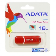 Флеш накопитель 16GB A-DATA UV150, USB 3.0, Красный (AUV150-16G-RRD)