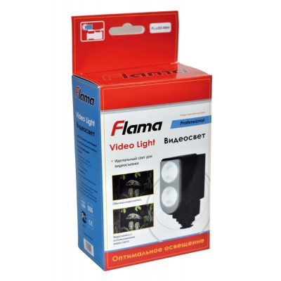 Светодиодный видеосвет Flama FL-LED5004 для фото и видеокамер (в комплекте акк. 5400mAh)