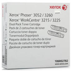 Тонер-картридж XEROX Phaser 3052/3260/WC 3215/25 (o) 3K упаковка 2 шт. - 106R02782
