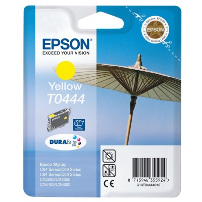 Картридж Epson C13T04444010 желтый