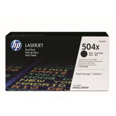 Двойная упаковка картриджей HP 504X CE250XD, черный