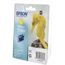 Картридж Epson T0484 желтый для R200/R300/RX500/RX600 (C13T04844010)