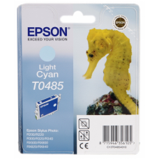 Картридж Epson T0485 светло голубой для R200/R300/RX500/RX600 (C13T04854010)