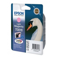 Картридж EPSON T0816 светло-пурпурный повышенной емкости для R270/RX590/T50/TX650/1410 - C13T11164A10