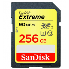 Карта памяти 256GB SanDisk Extreme SDXC Class 10 UHS-I 90 Mb/s (SDSDXNF-256G-GNCIN)