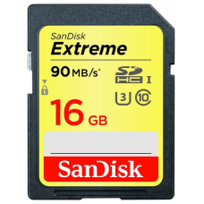 Карта памяти 16GB SanDisk Extreme SDXC Class 10 UHS-I 90 Mb/s (SDSDXNE-016G-GNCIN)
