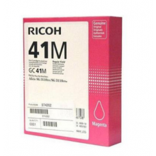 Картридж Ricoh GC 41M для Aficio 3110DN/ 3110DNw/3100SNw/3110SFNw/7100DN. Пурпурный. 2200 страниц.