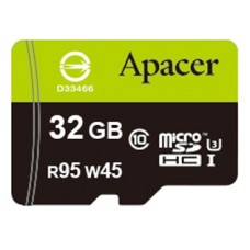 Карта памяти 32GB Apacer MicroSDHC Class 10 UHS-I (U3) + SD адаптер (AP32GMCSH10U3-R)